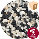 Fish Tank Gravel - Natural Squid Black